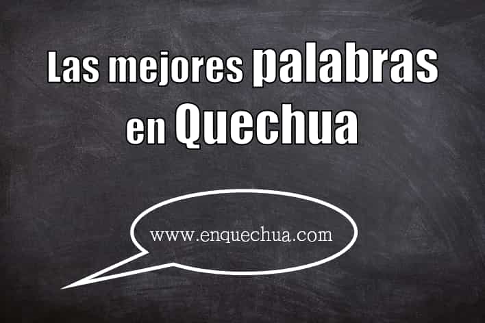 palabras en quechua